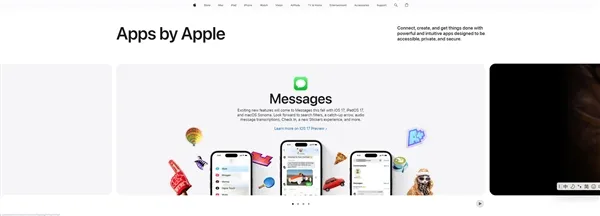 苹果官网上线新页面“Apps by Apple” 可下载苹果认可的应用