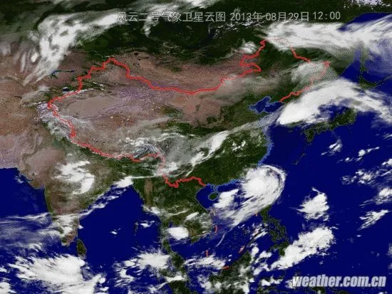 2013台风康妮卫星云图实时滚动播放最新动态(图)