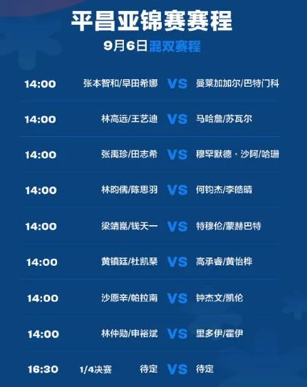 2023乒乓球平昌亚锦赛赛程直播时间表9月6日 今天中国男团vs韩国直播时间
