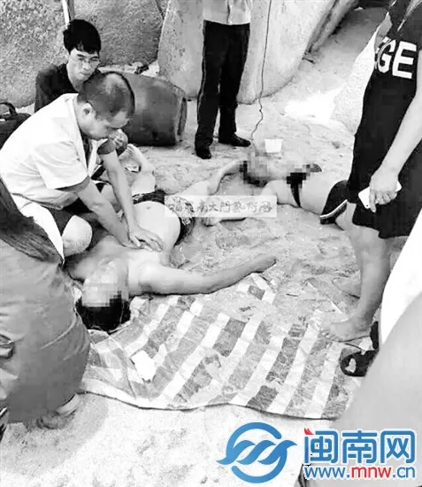 两女一男退潮时游泳男子溺亡 事发诏安望洋台附近海滩