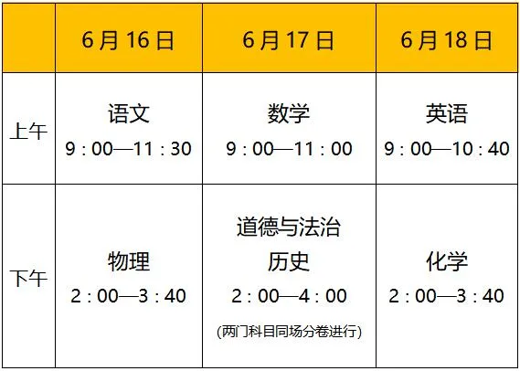 2023年无锡中考时间科目安排表 无锡中考满分多少分